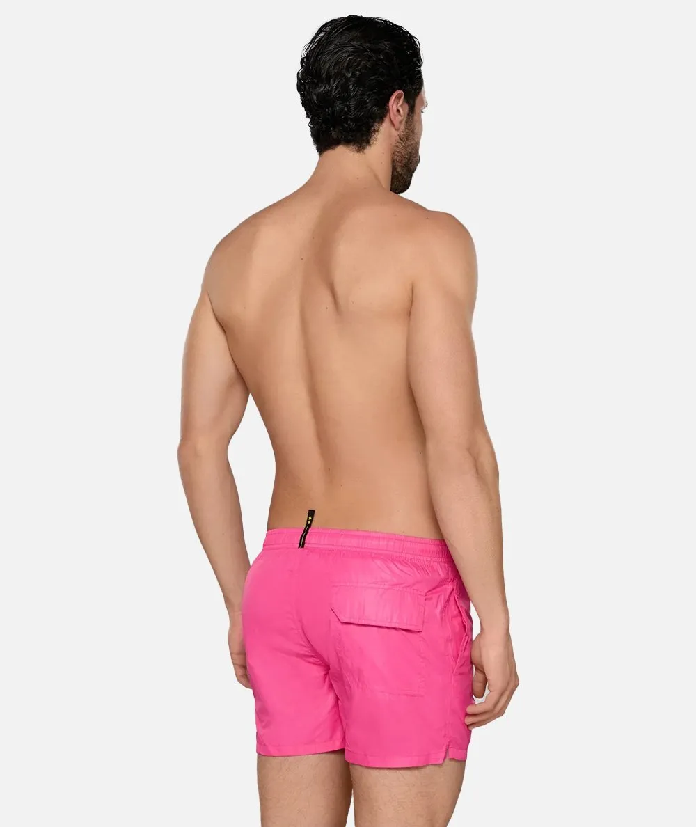 F**K UOMO--Costume da bagno boxer lucido corto