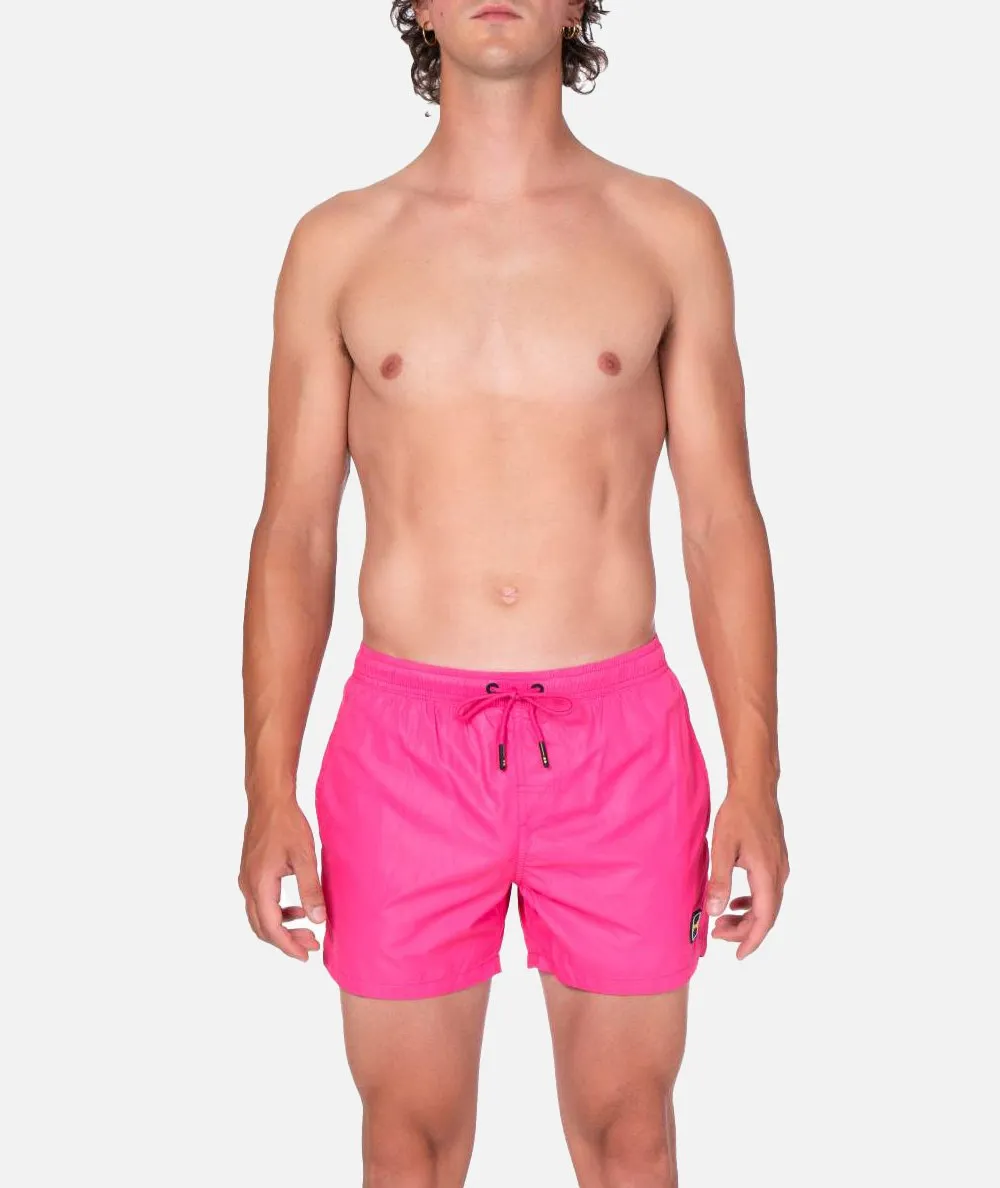 F**K UOMO--Costume da bagno boxer lucido corto