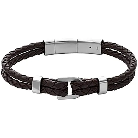 FOSSIL Bracciale in pelle Fossil Heritage