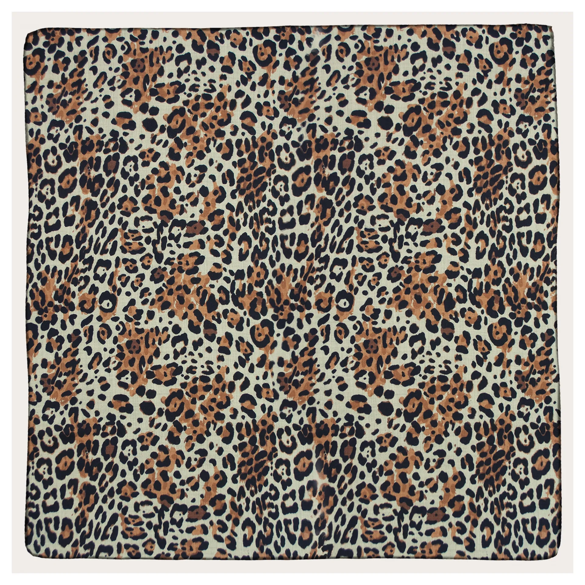 Foulard in seta, fantasia animalier