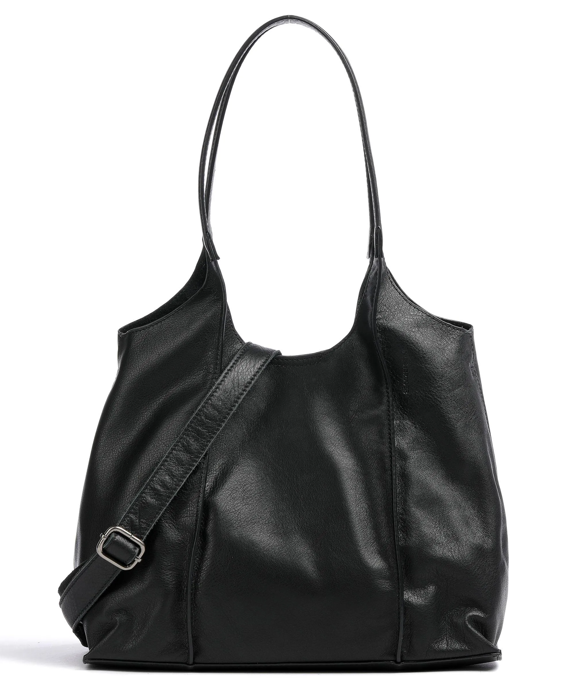  FredsBruder FB Borsa shopper pelle granulata nero  