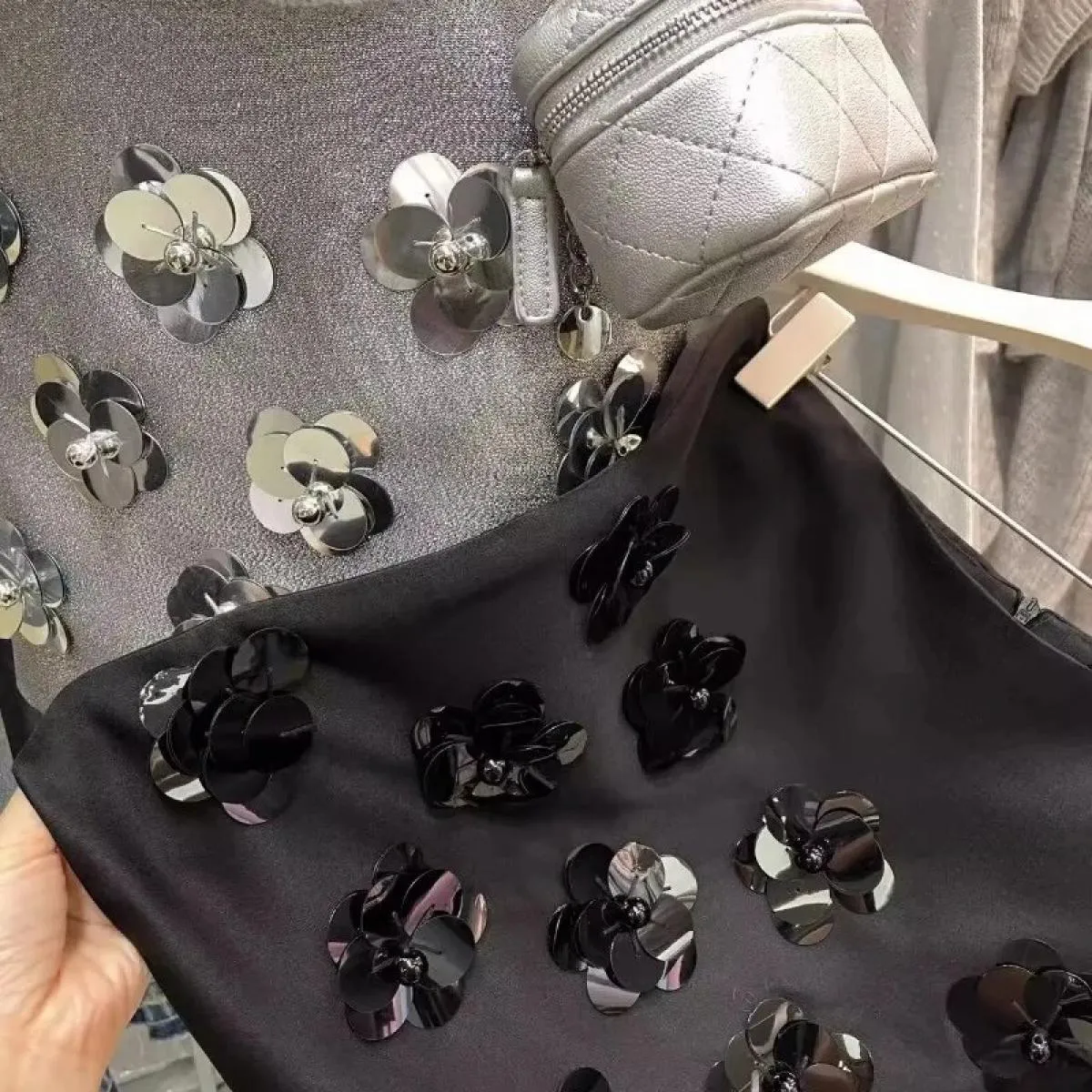 Gonna floreale con paillettes a vita alta stile slim A Line Faldas Mujer Moda 2023 Gonne corte casual lavorate a maglia  Prim