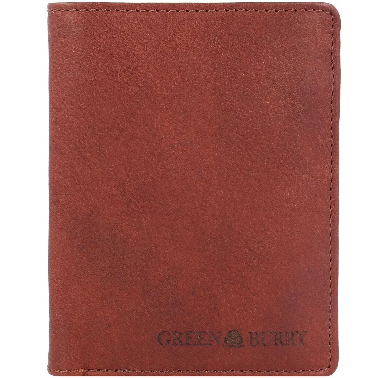 Greenburry Portafoglio in pelle lavata vintage 10 cm
