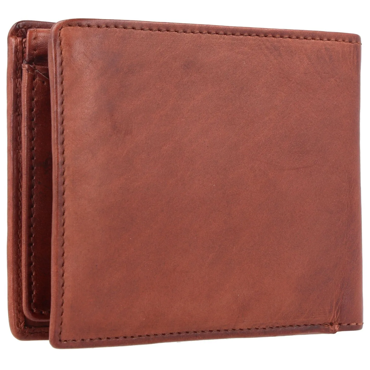 Greenburry Portafoglio in pelle lavata vintage 13 cm