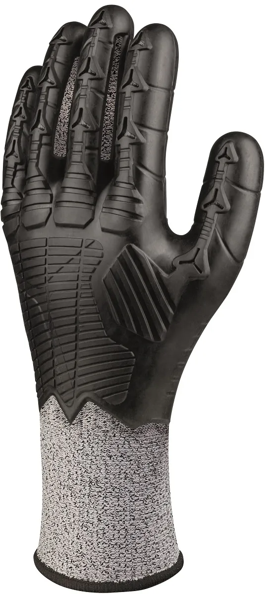 Guanti multiuso Delta Plus, Tg. 10, in Fibre, col. Nero