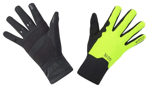 Guanti unisex Gore Wear Gore-Tex infinium Mid Long Nero/Giallo