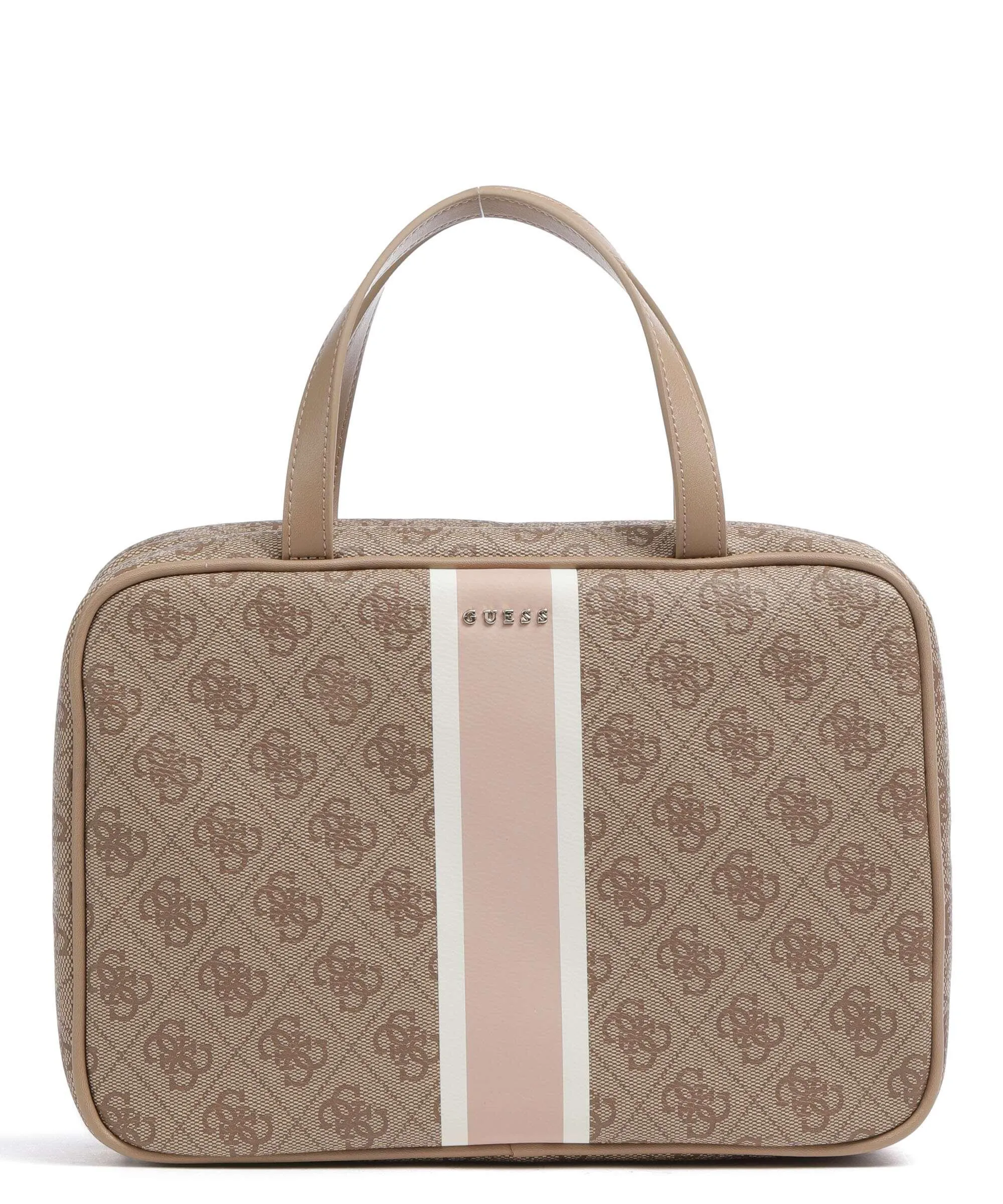  Guess Borsa da toilette marrone chiaro 27 cm  