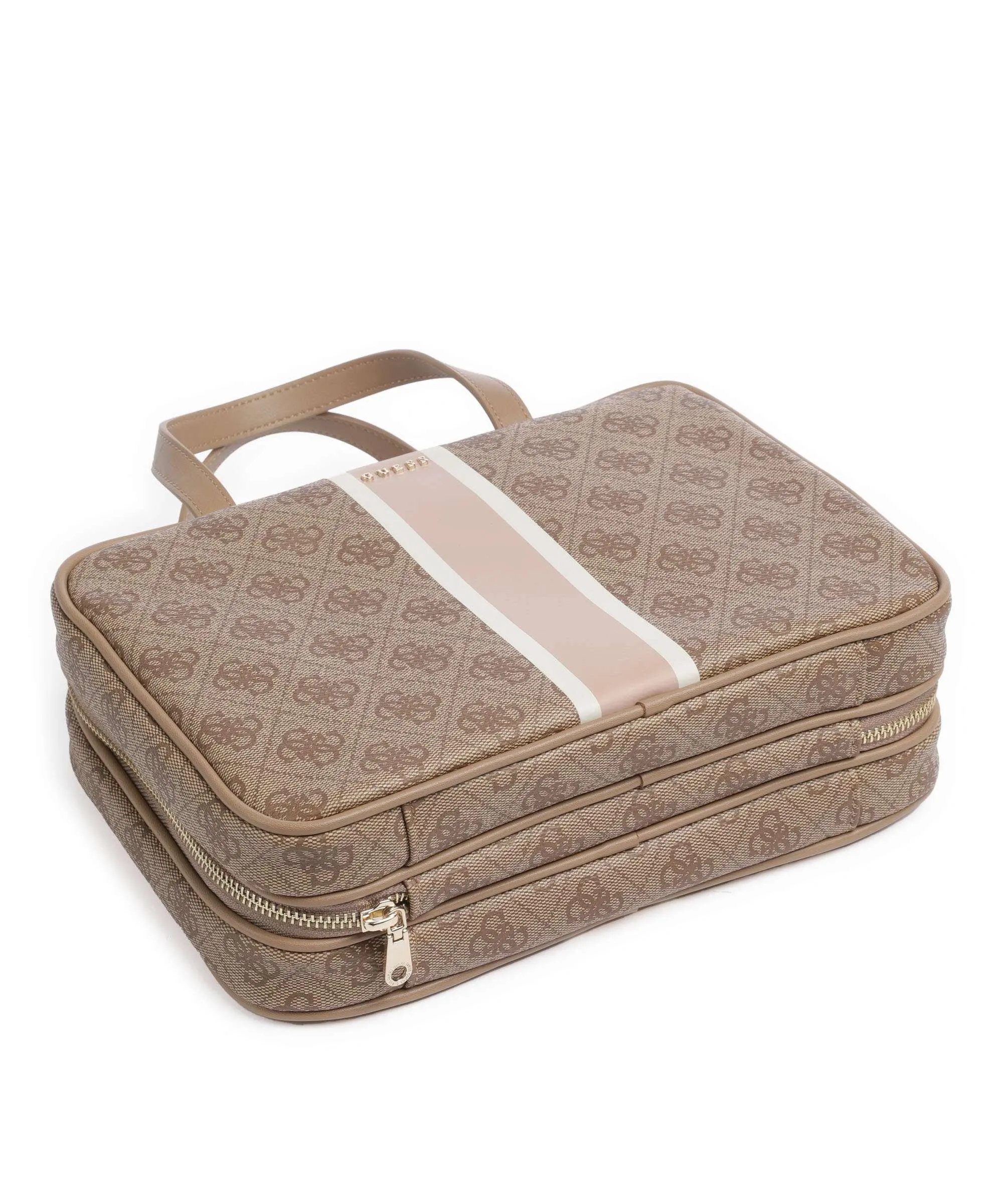  Guess Borsa da toilette marrone chiaro 27 cm  