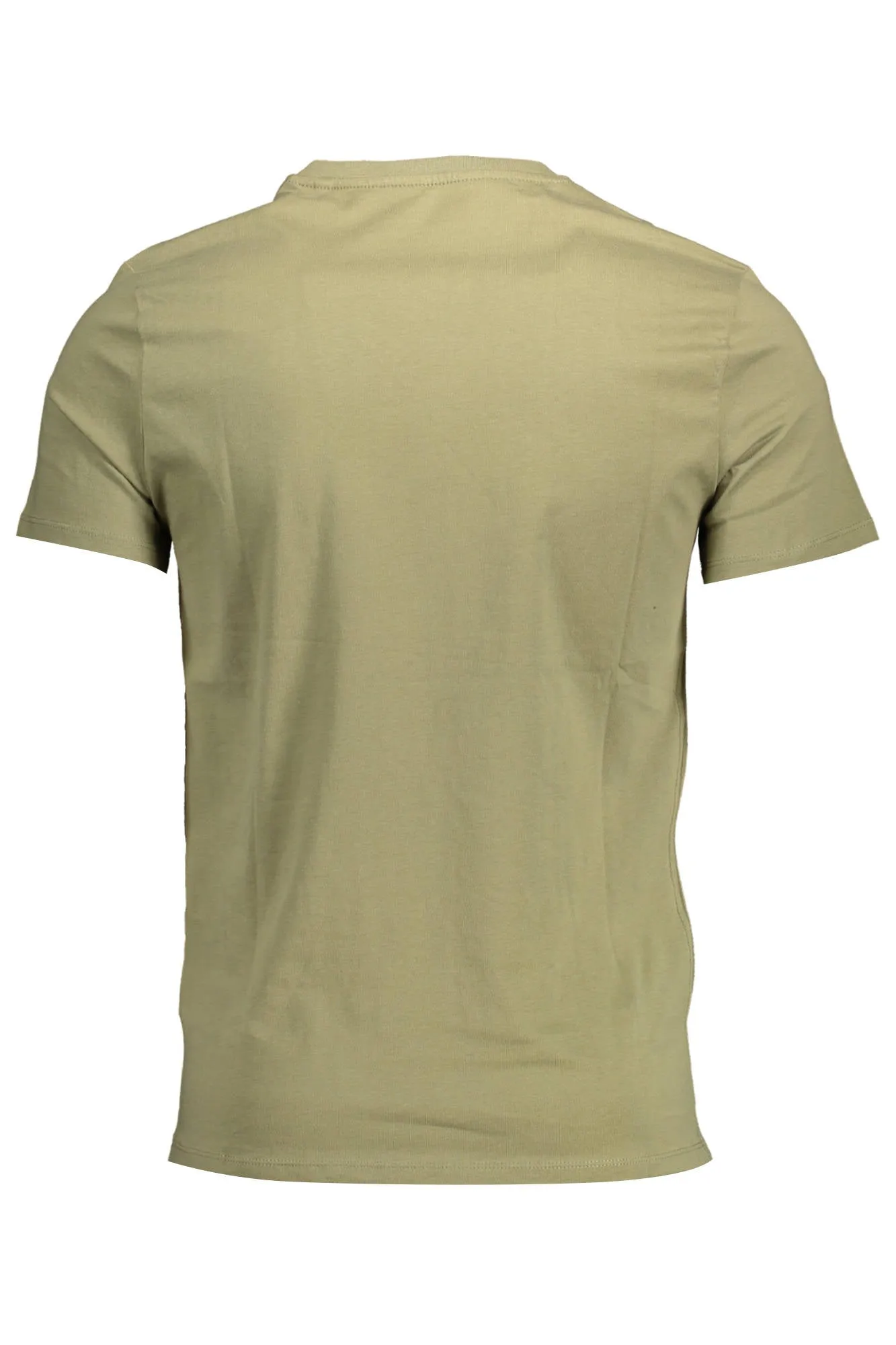 GUESS JEANS T-SHIRT MANICHE CORTE UOMO VERDE