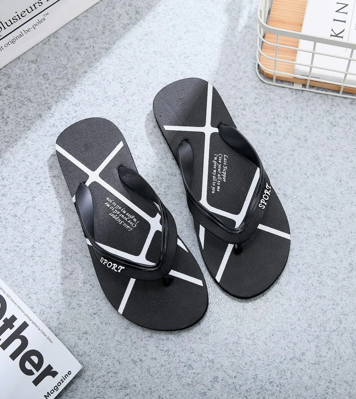 Infradito da uomo estivo Pantofole da uomo Infradito da uomo Pantofole da sandalo Pantofole da spiaggia Pantofole da uomo