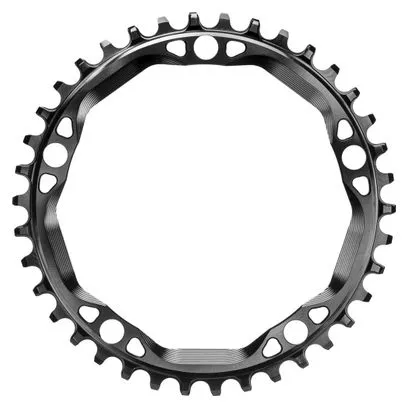 Ingranaggi stretti e larghi AbsoluteBlack CX Round 130 BCD Nero