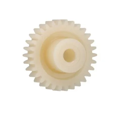 Ingranaggio cilindrico Igus, modulo 3, 14 denti, passo Ø 42mm, semigiunto Ø 24mm, foro Ø 12mm, in Igutek P360