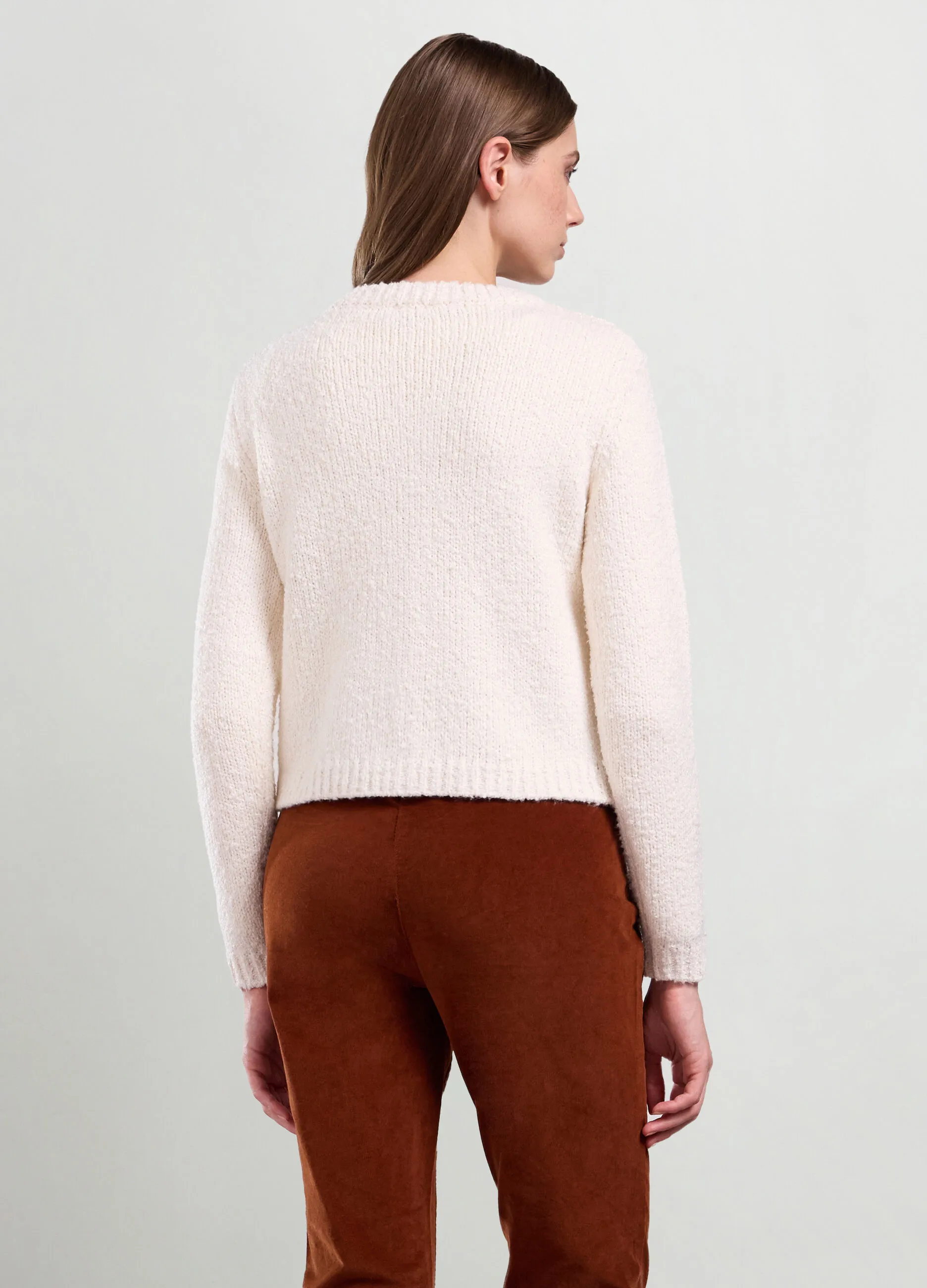 IWIE  Cardigan tricot misto cotone donna