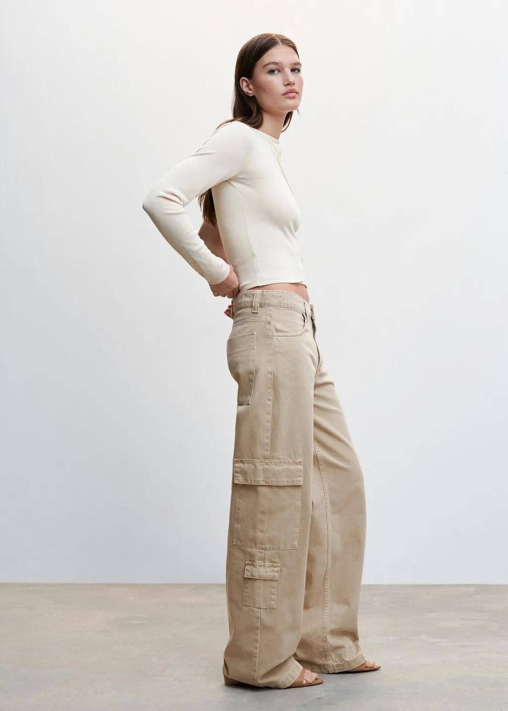 Jeans cargo tasche