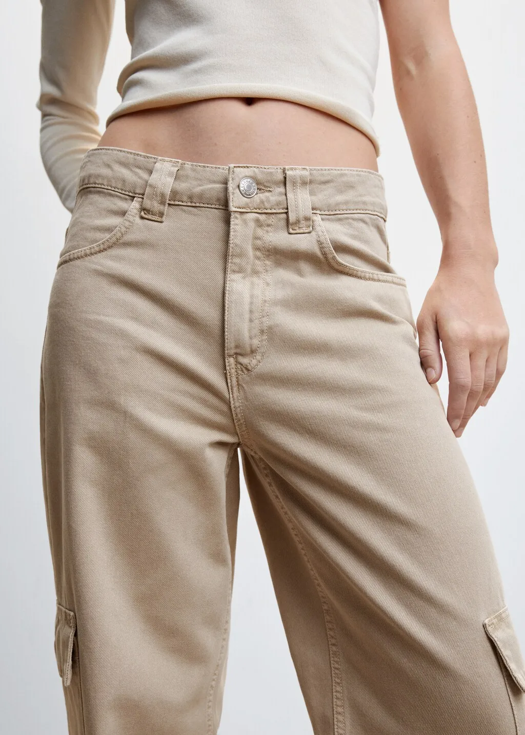Jeans cargo tasche