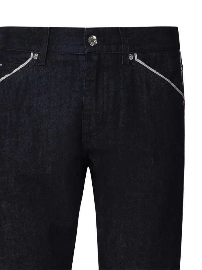 JEANS CINQUE TASCHE IN DENIM CIMOSATO