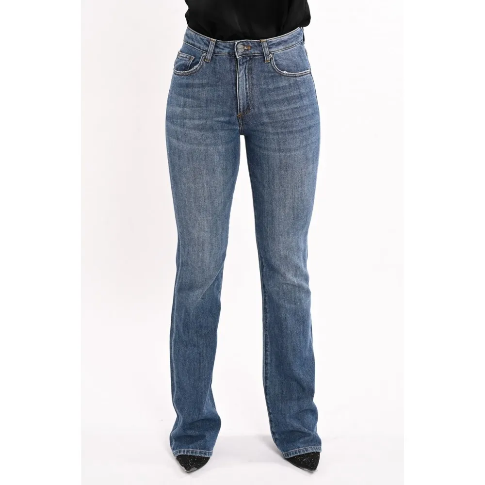 Jeans donna a zampa Vicolo