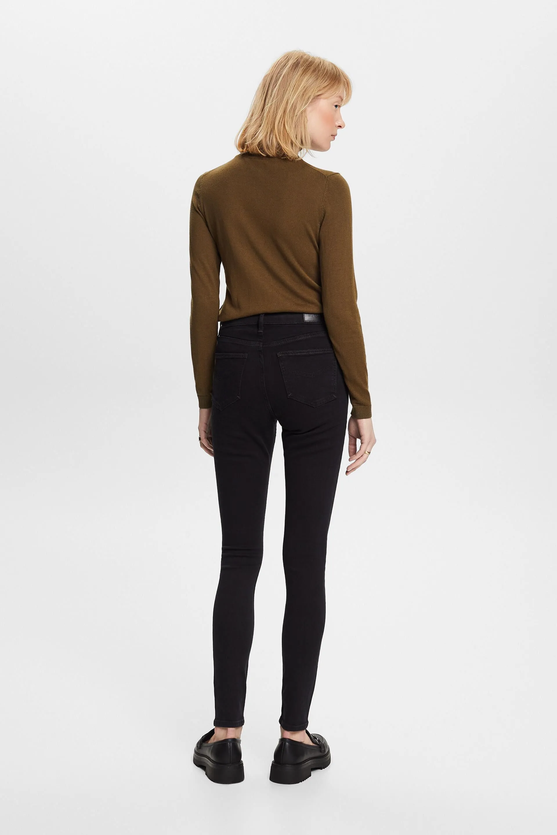 Jeans skinny a vita alta