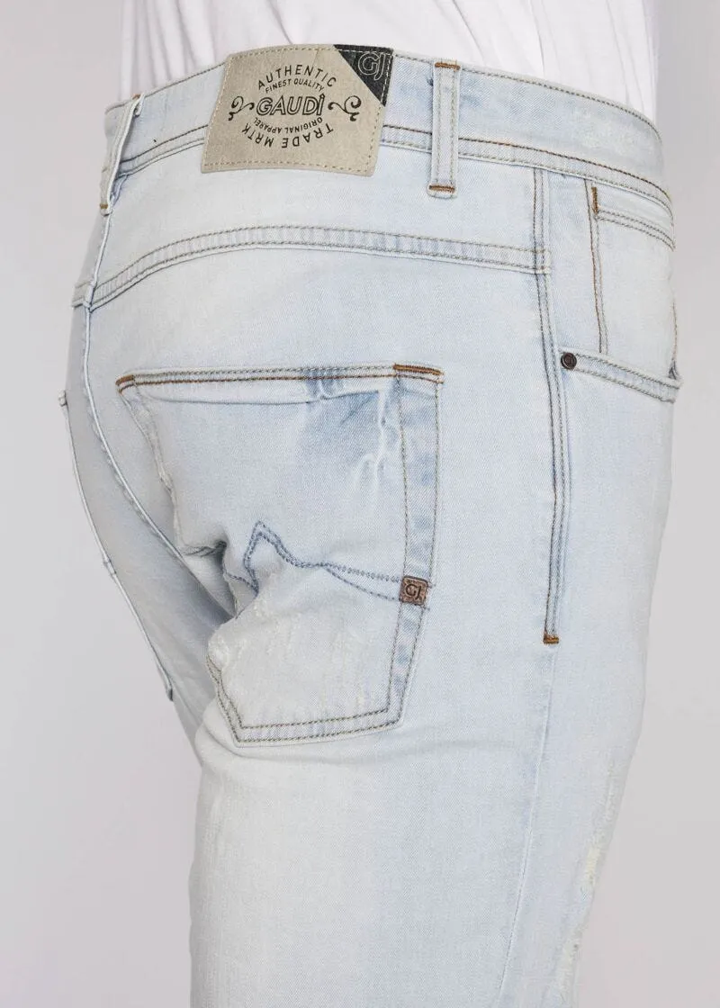 Jeans skinny in denim chiaro