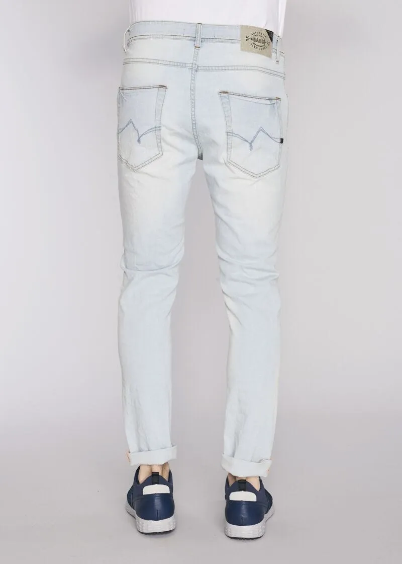 Jeans skinny in denim chiaro