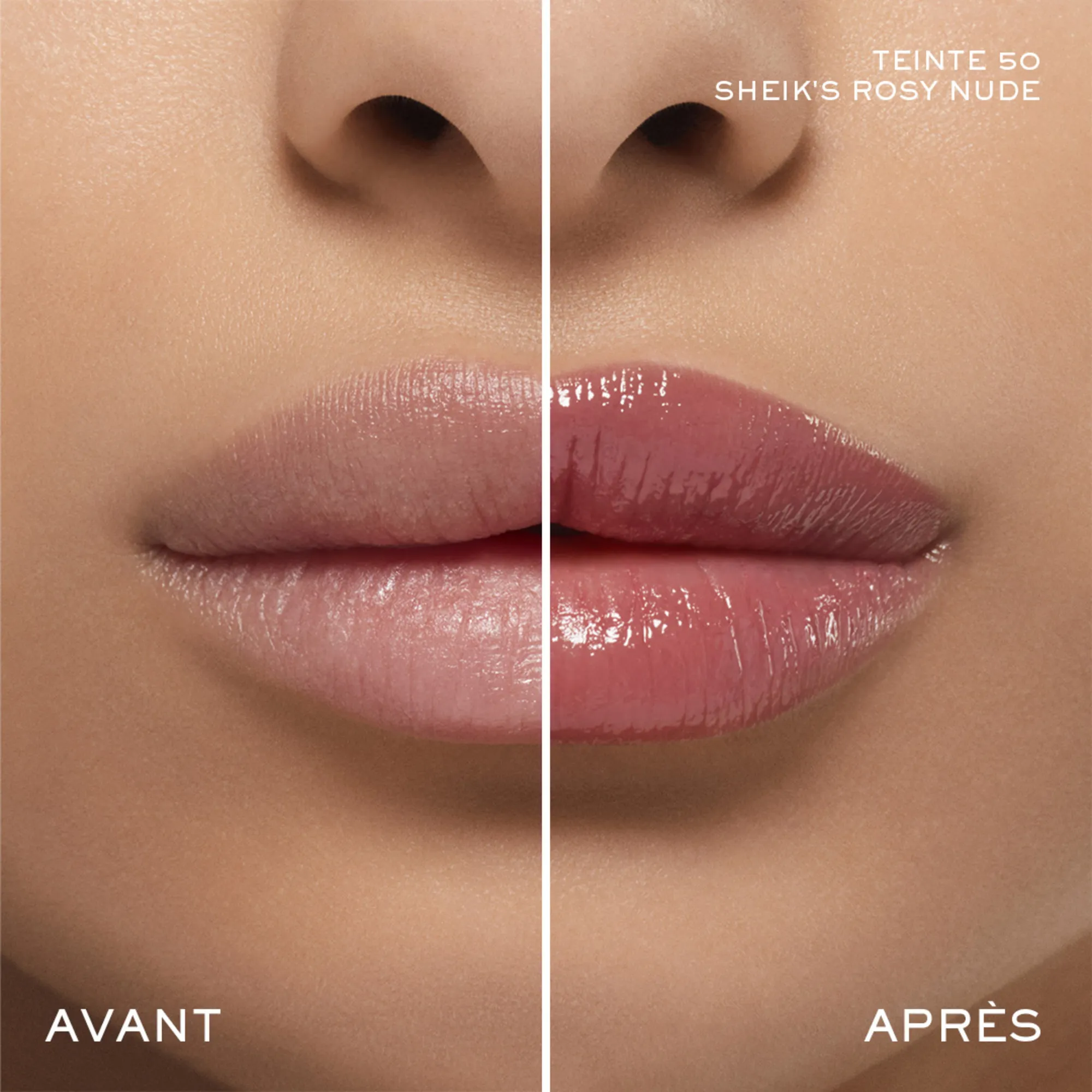  LANCÔME   Lip Idôle |  - 50 Sheik's Rosy Nude