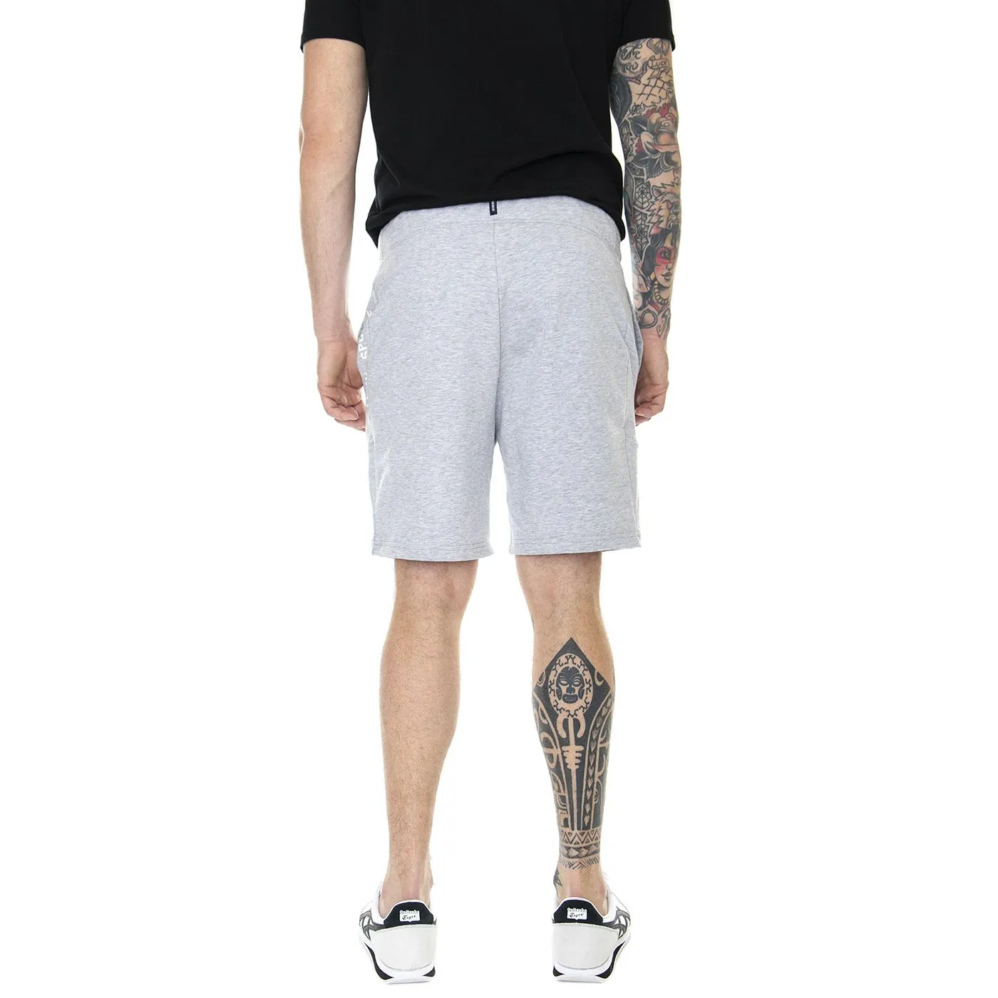 Le Coq Sportif ESS Short Regular N1 M Gris Chiné Clair - Bermuda Uomo Grigi    