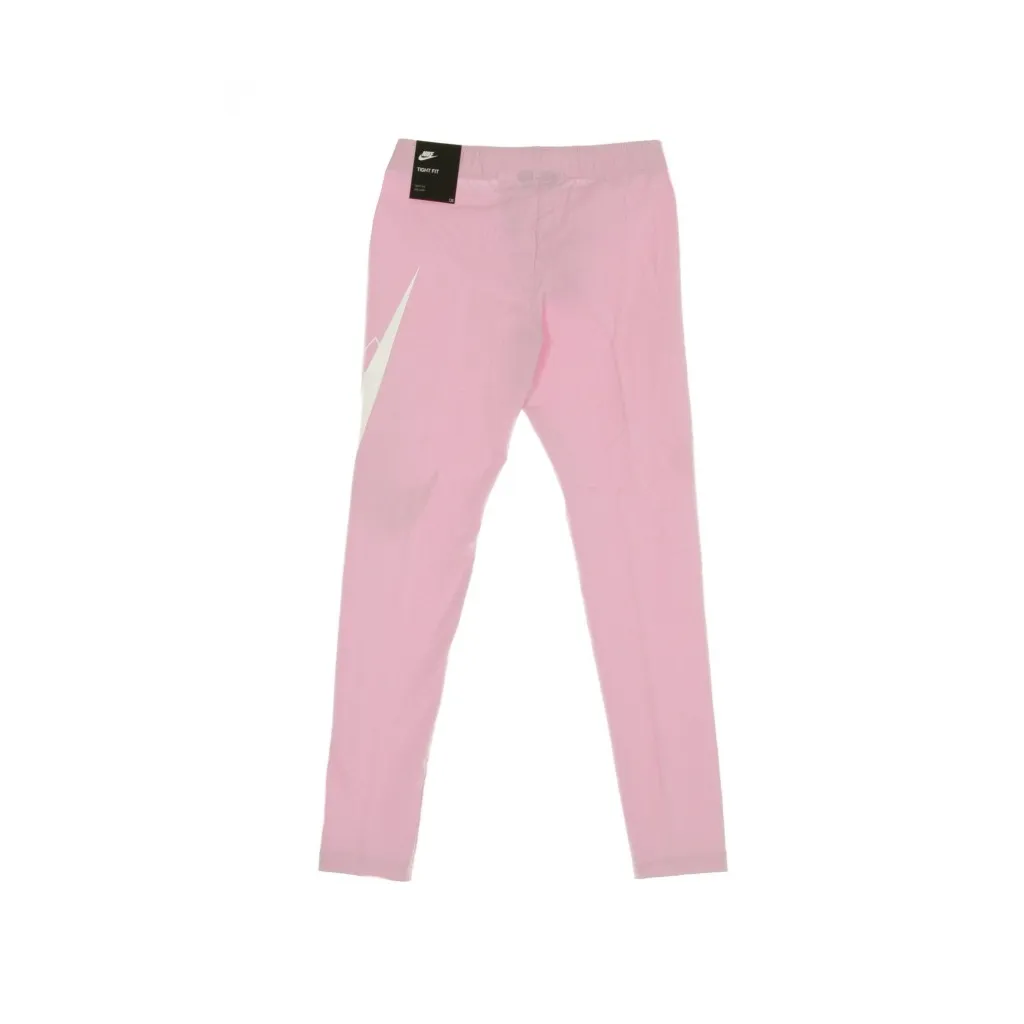 leggins ragazza sportswear favorites LT ARCTIC PINK/WHITE