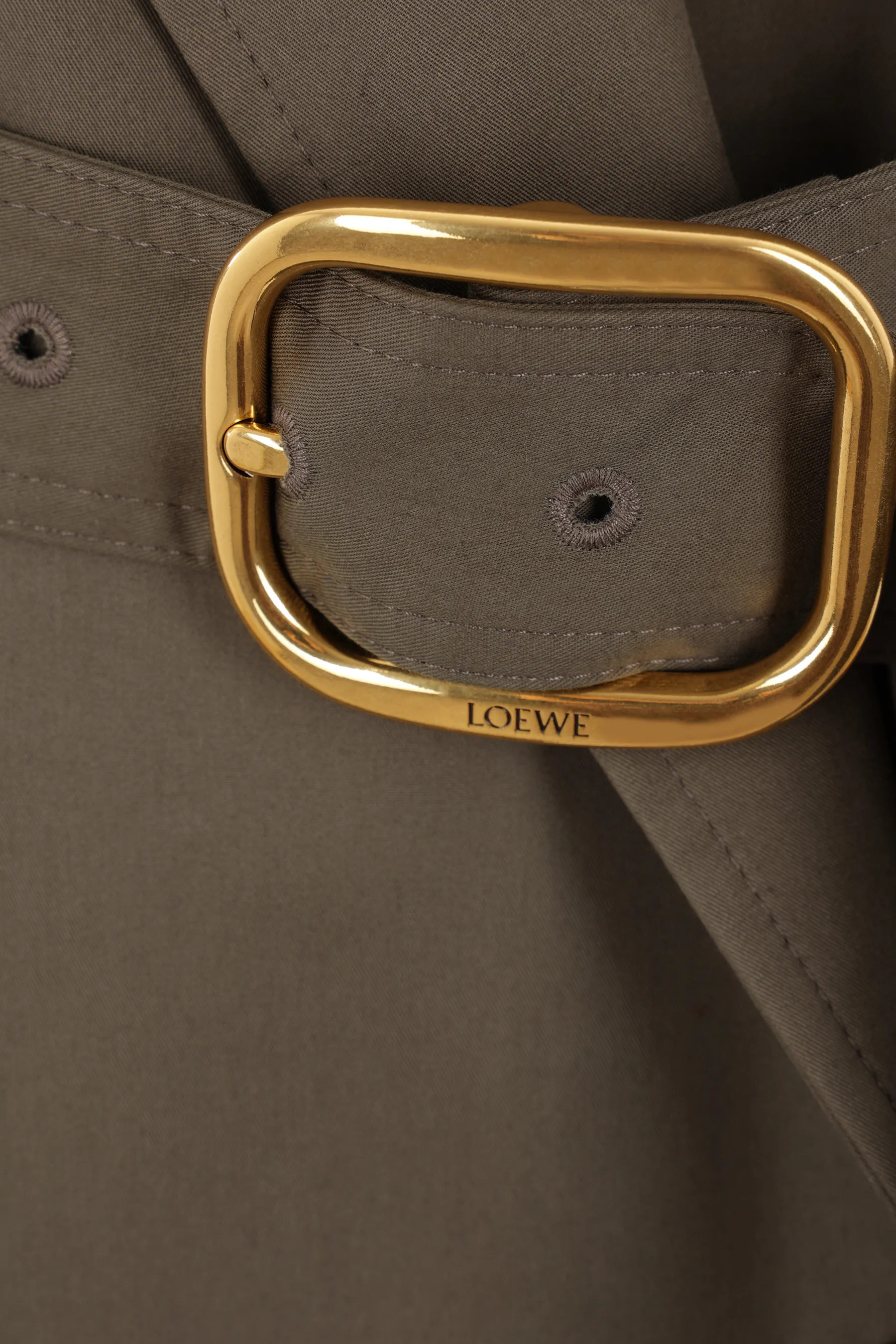  LOEWE trench doppiopetto in cotone 