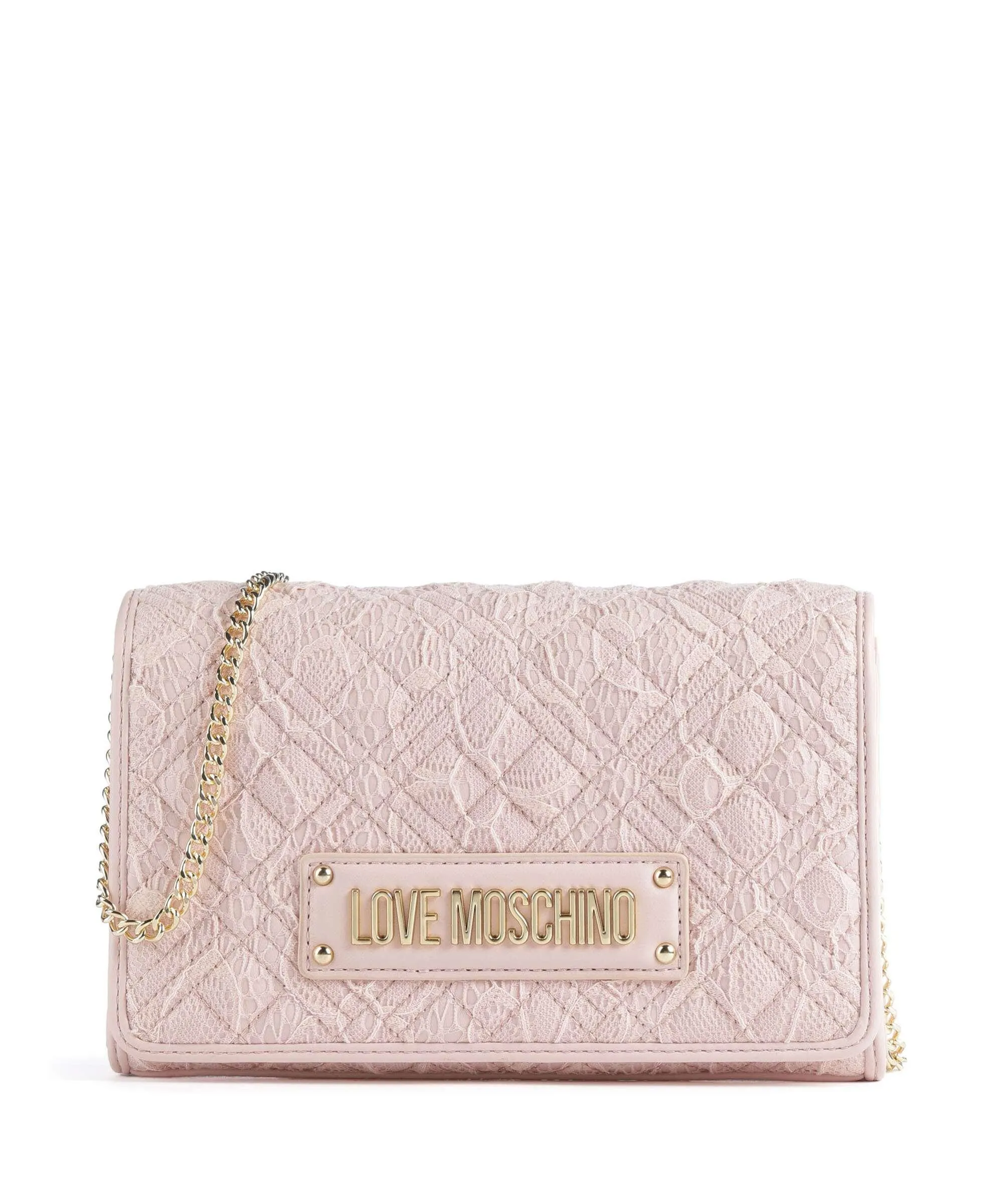  Love Moschino Smart Daily Borsa a tracolla poliestere, pelle sintetica rosa antico  
