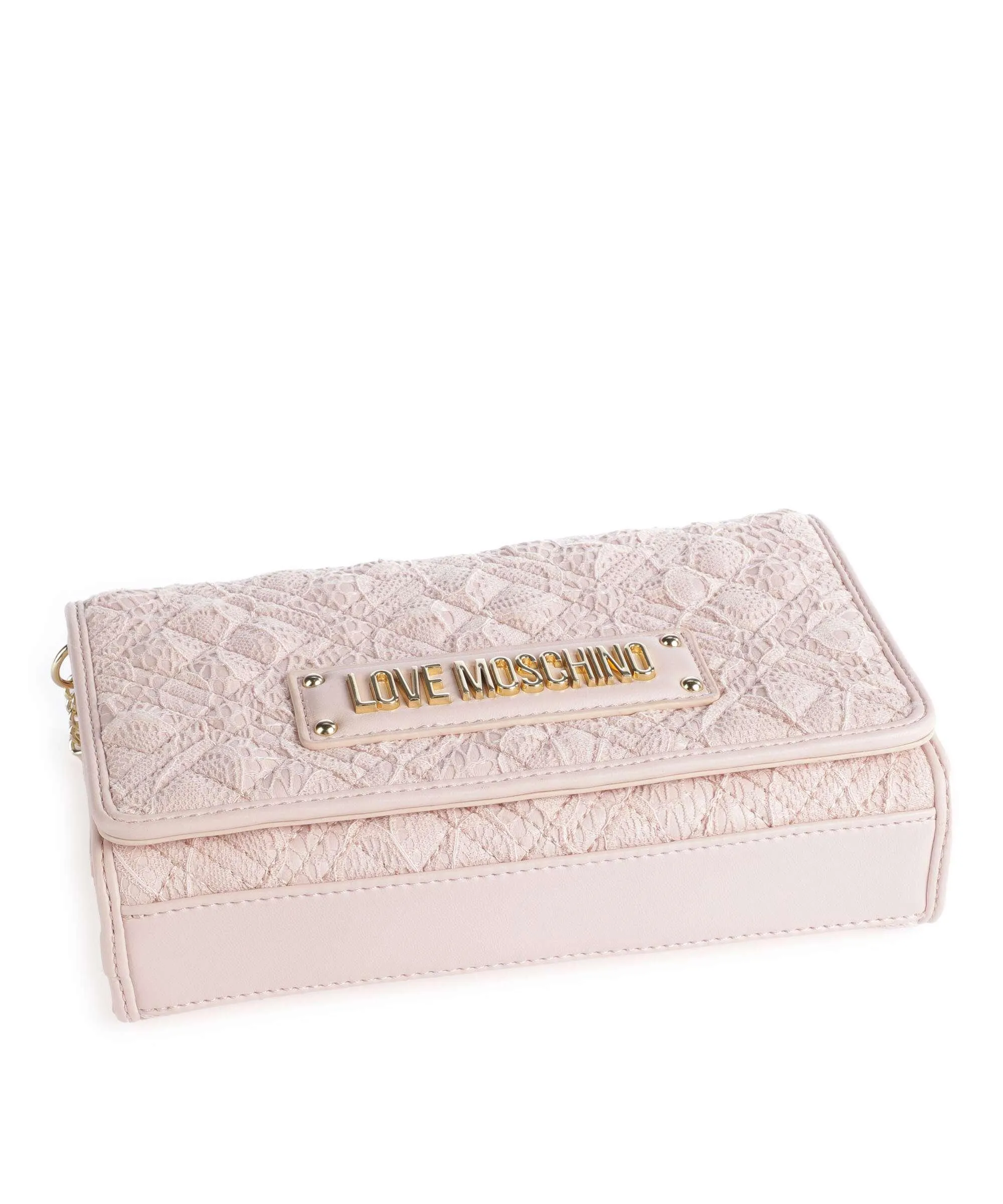  Love Moschino Smart Daily Borsa a tracolla poliestere, pelle sintetica rosa antico  