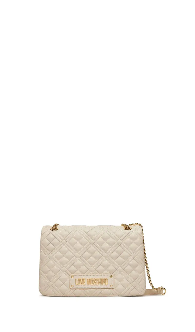 LOVE MOSCHINO - Tracolla donna avorio