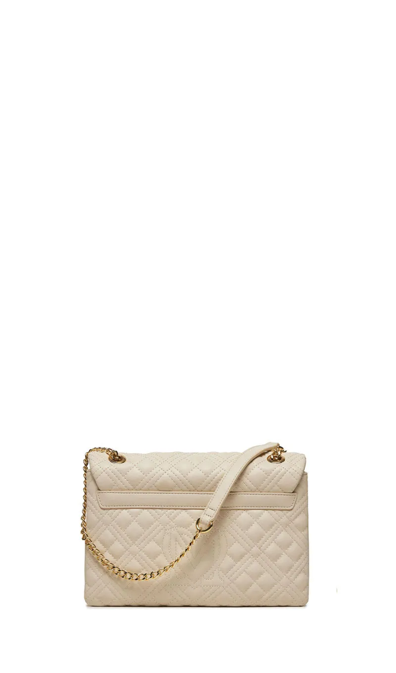 LOVE MOSCHINO - Tracolla donna avorio