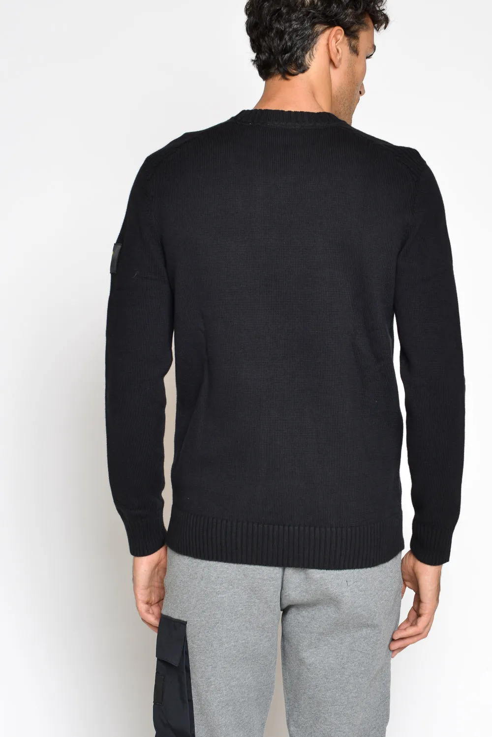 Lyle & Scott Felpa Girocollo Nero Uomo
