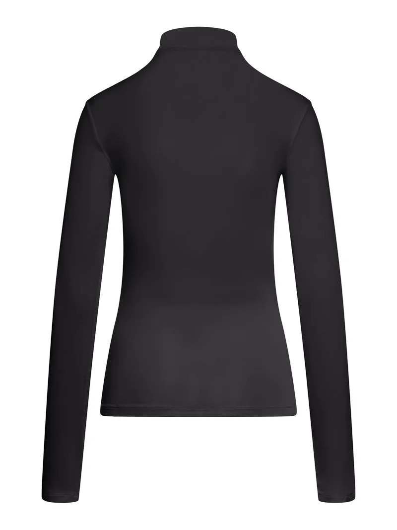 maglia aderente in tessuto tecnico