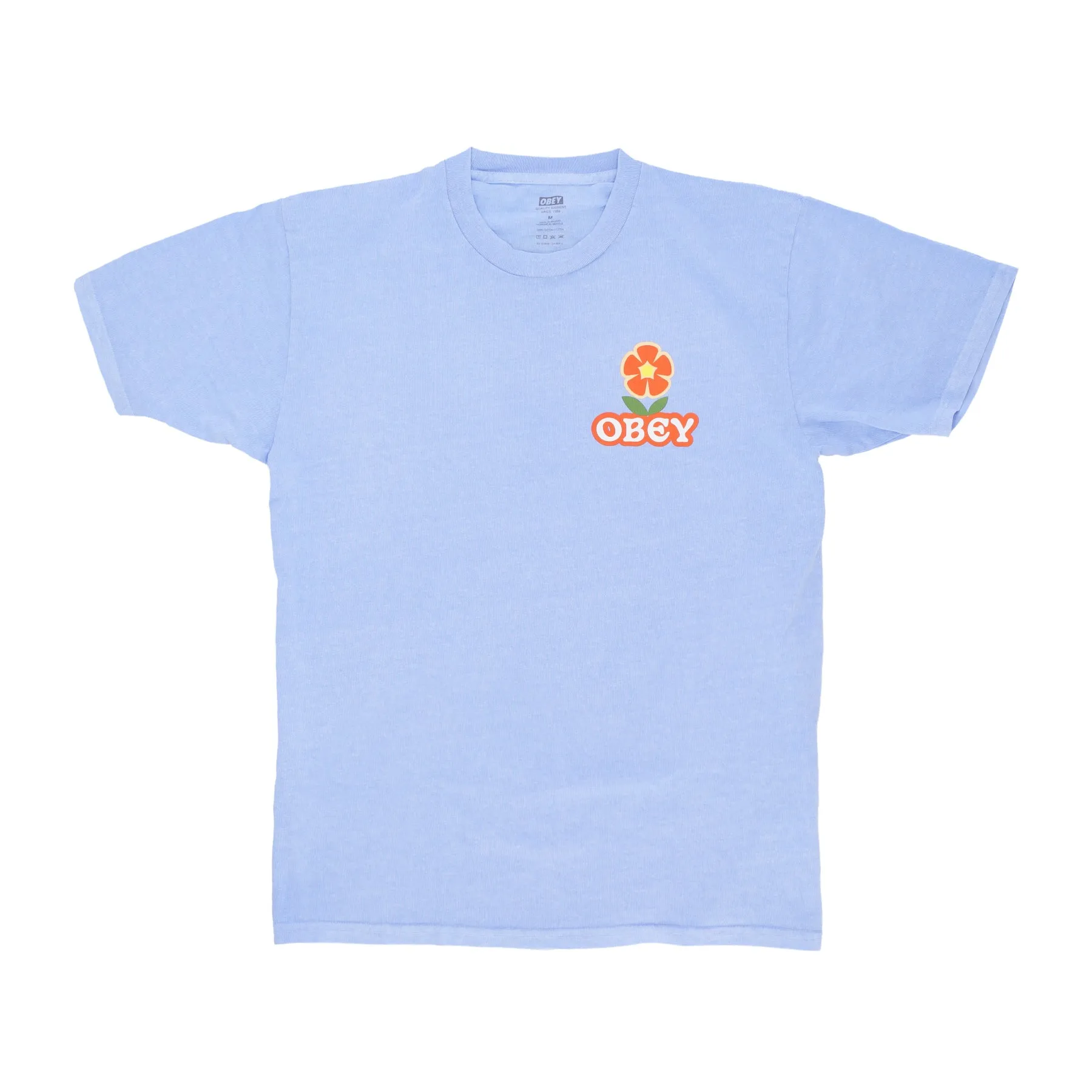 Maglietta Uomo Make Art Not War Flower Pigment Tee Pigment Hydrangea
