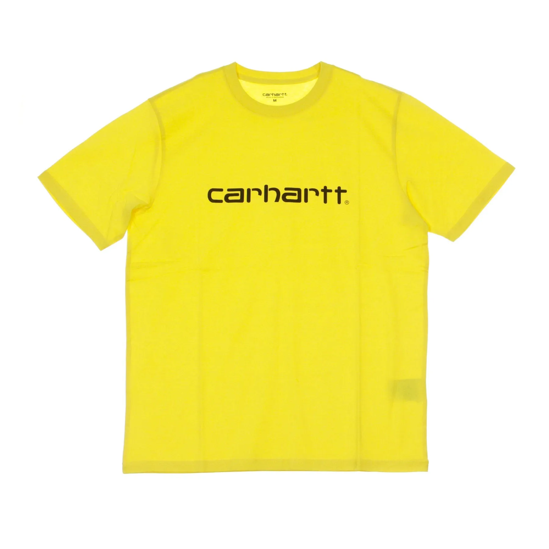 Maglietta Uomo Script Primula Yellow/black