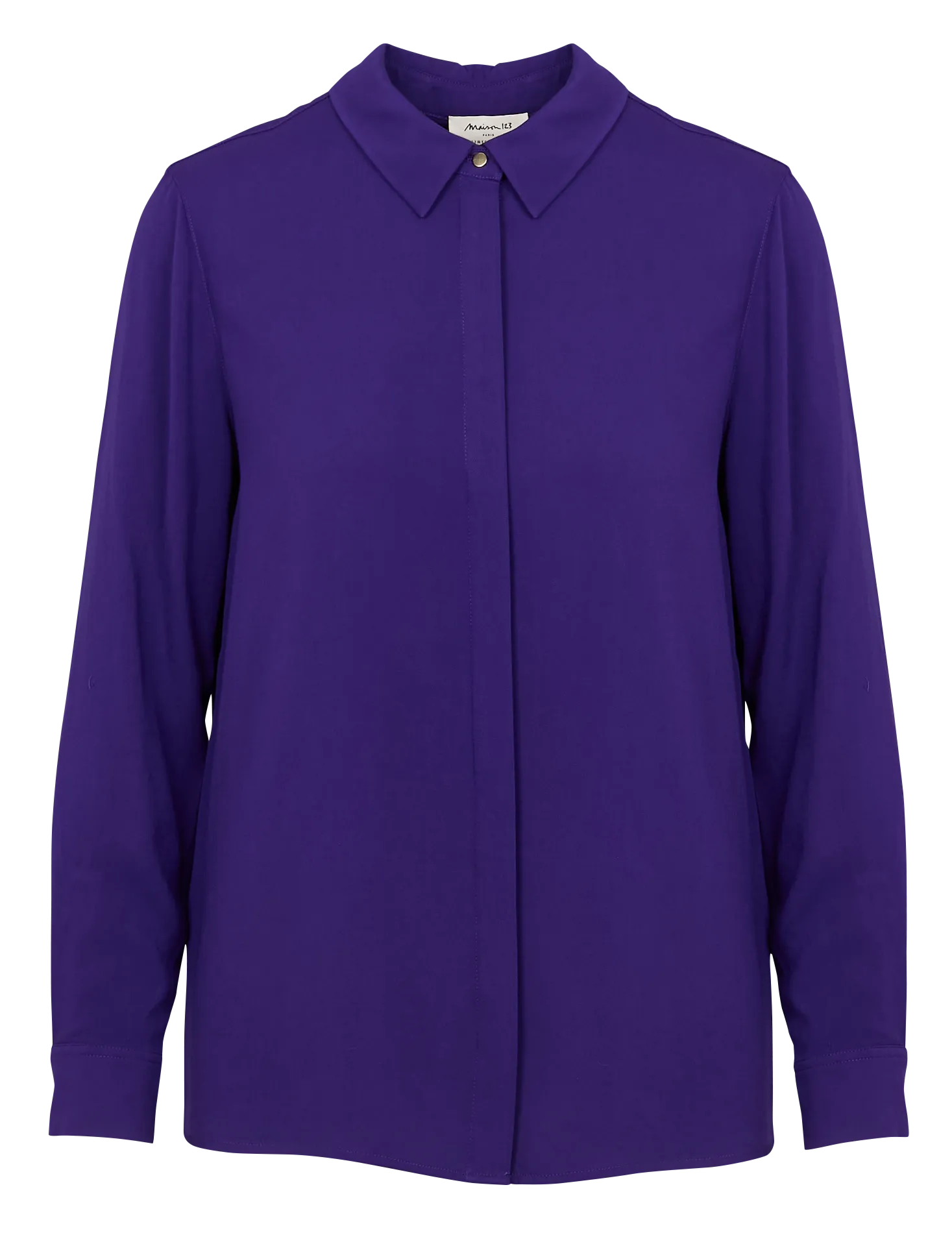  MAISON 123   MATEA - Camicia fluida collo classico | Viola