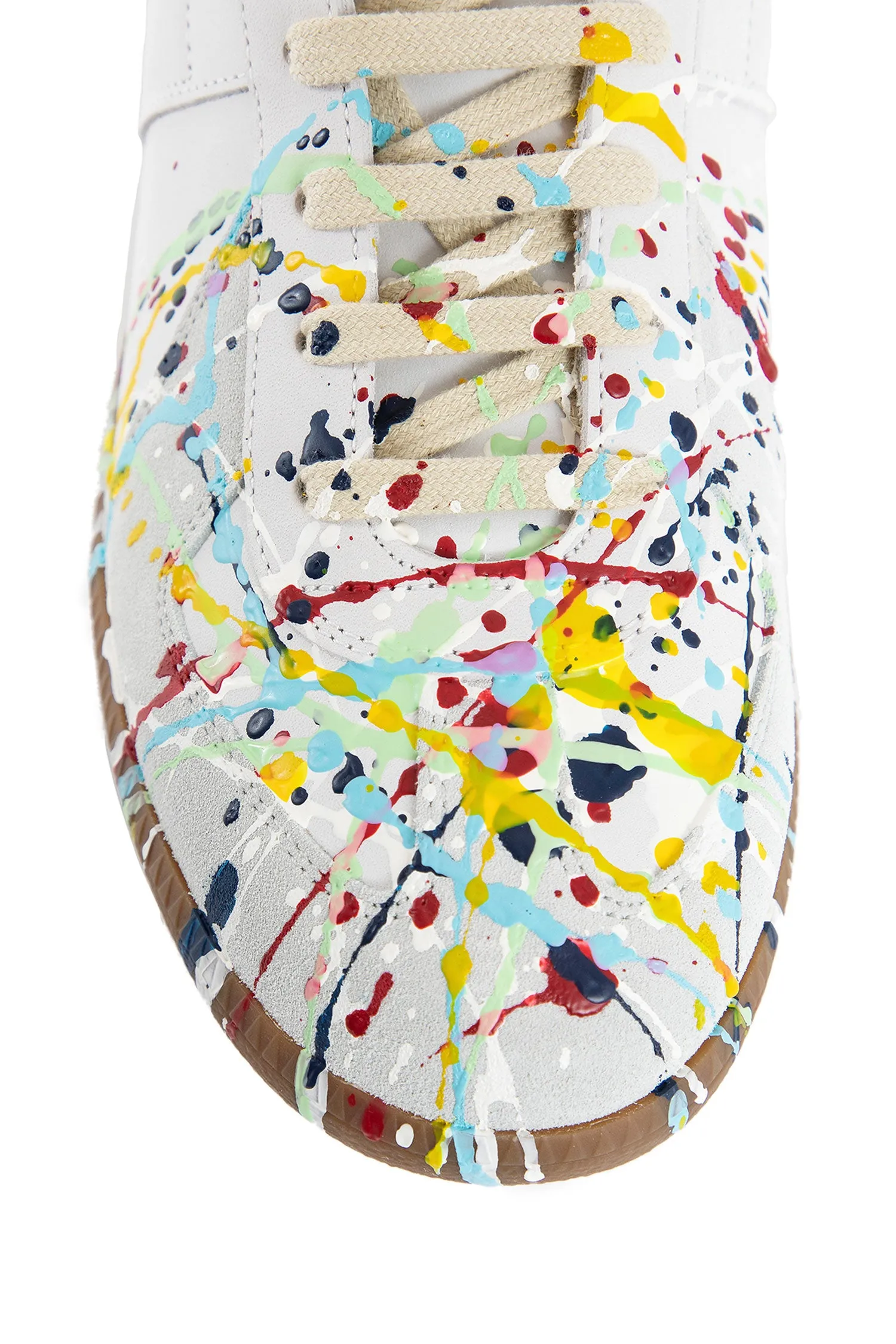 maison margiela  paint replica sneakers 