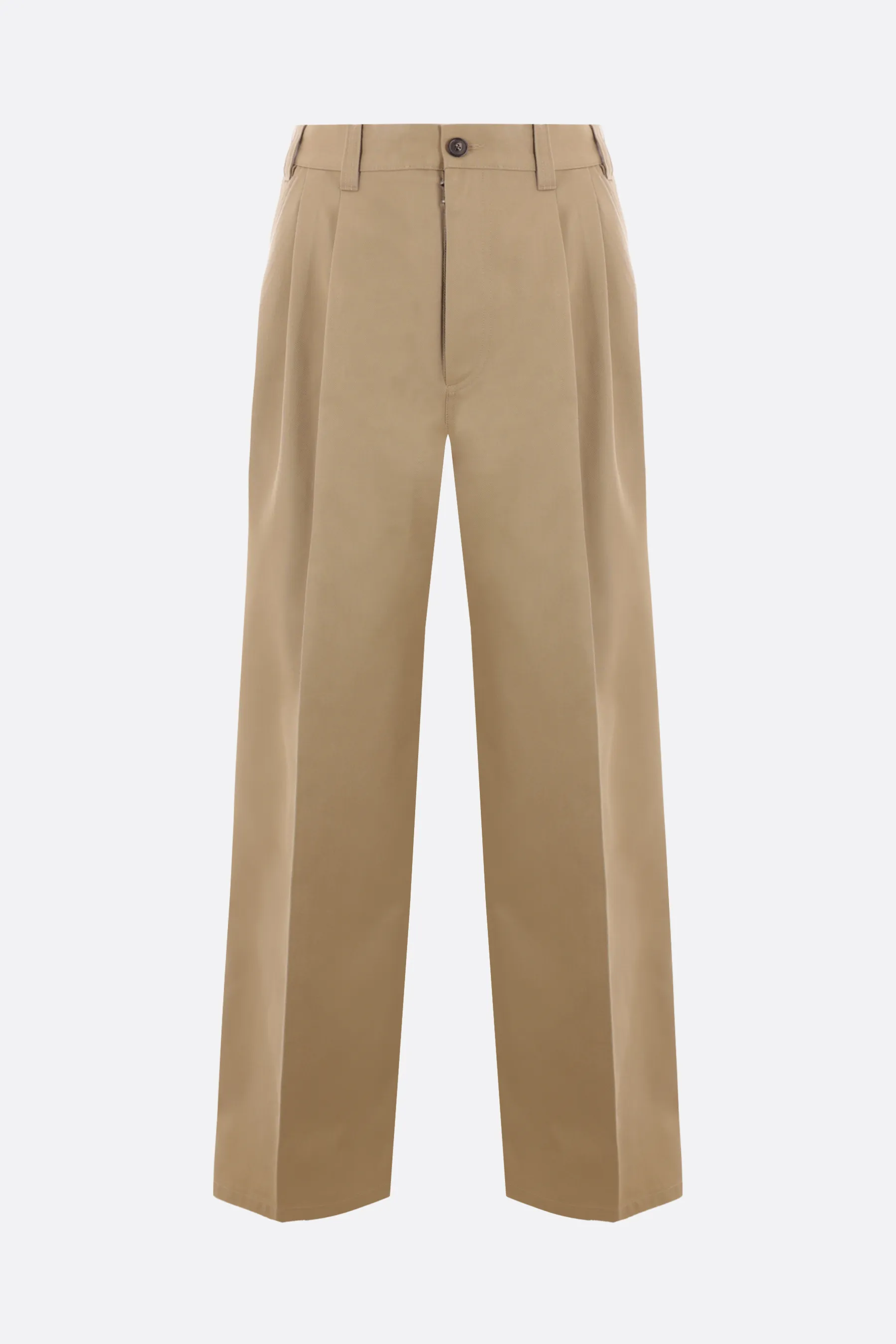  MAISON MARGIELA pantalone a gamba ampia in drill 