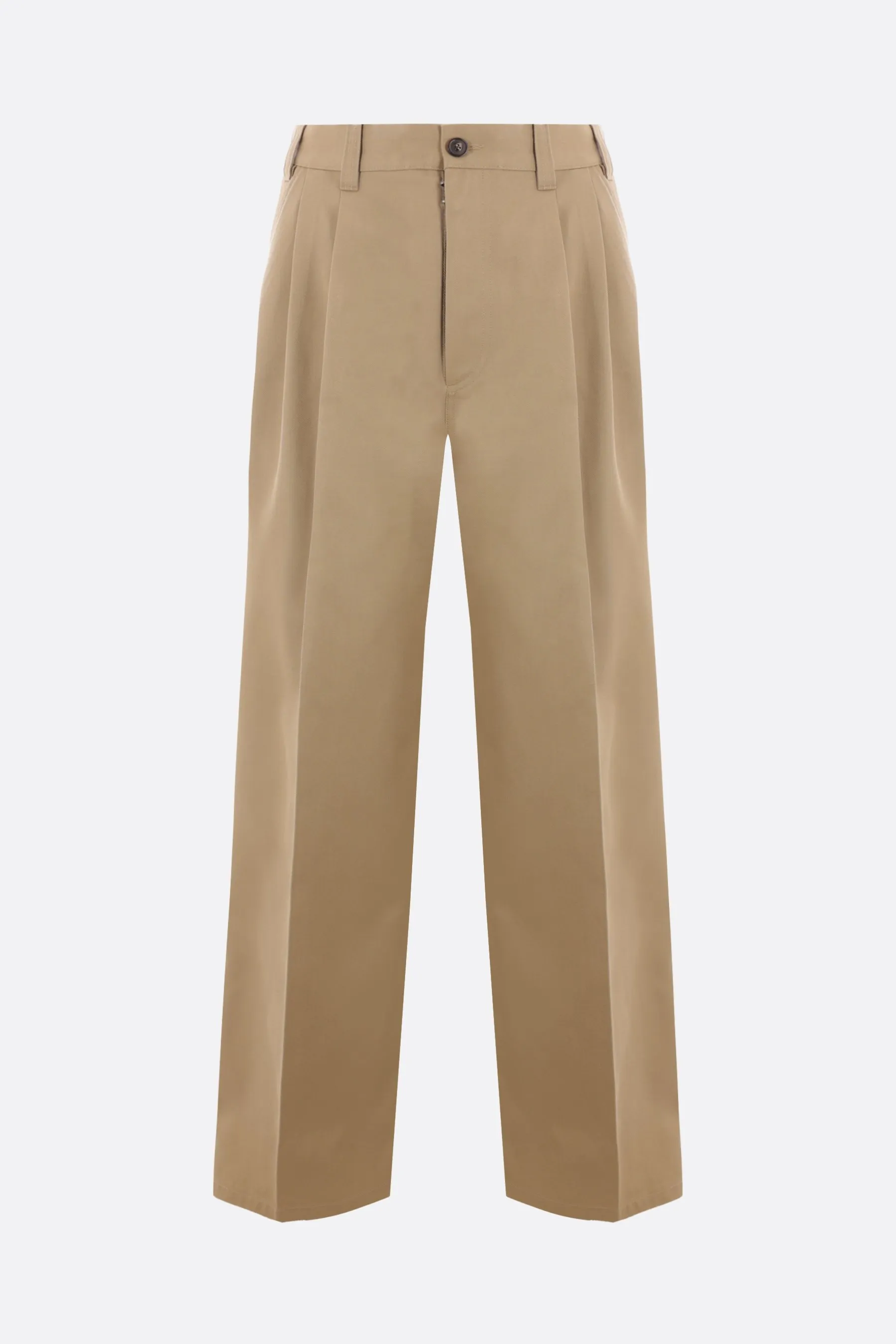  MAISON MARGIELA pantalone a gamba ampia in drill 
