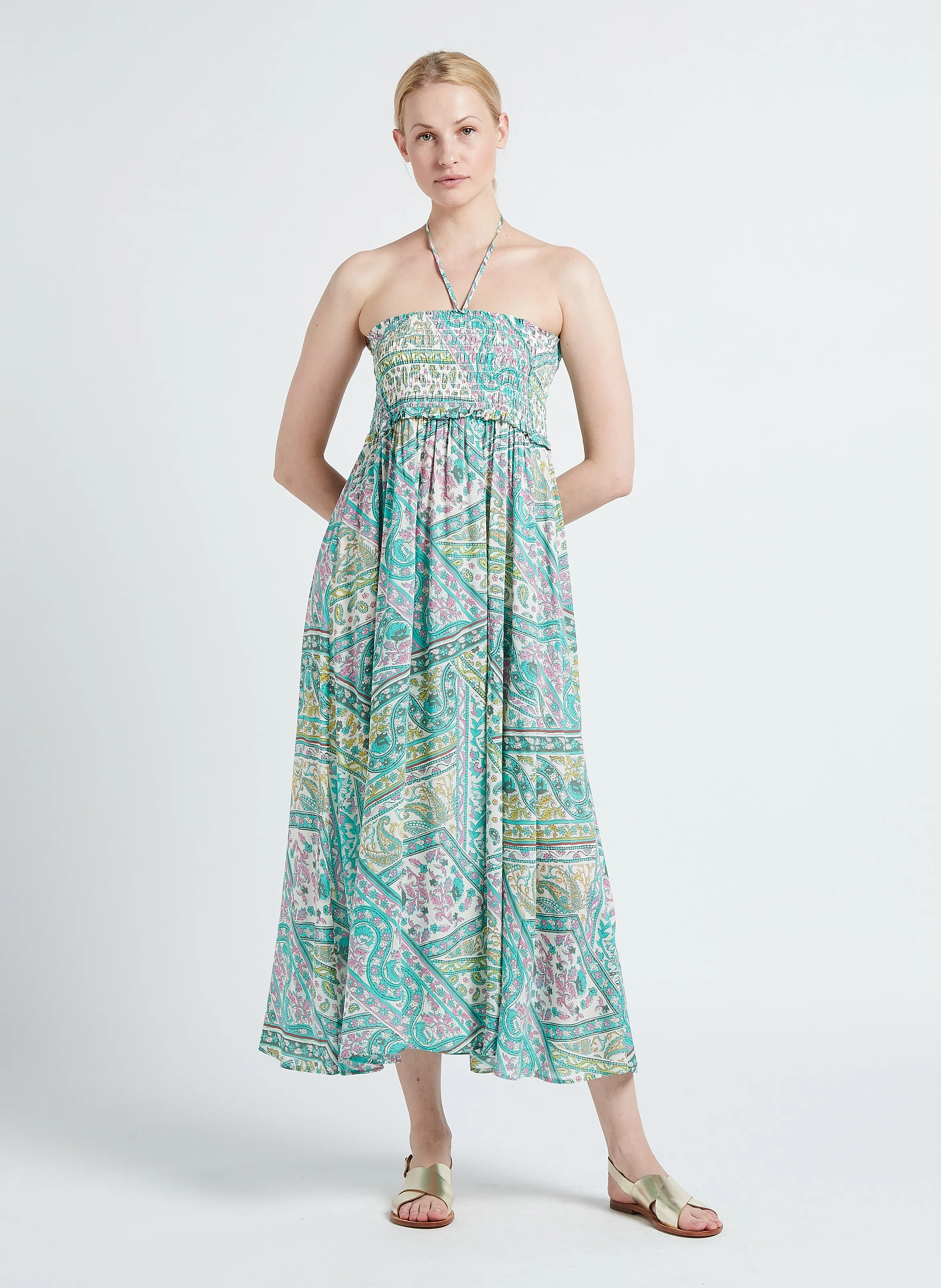  MELLOW YELLOW   AMINA - Sandali bassi in pelle | Dorato