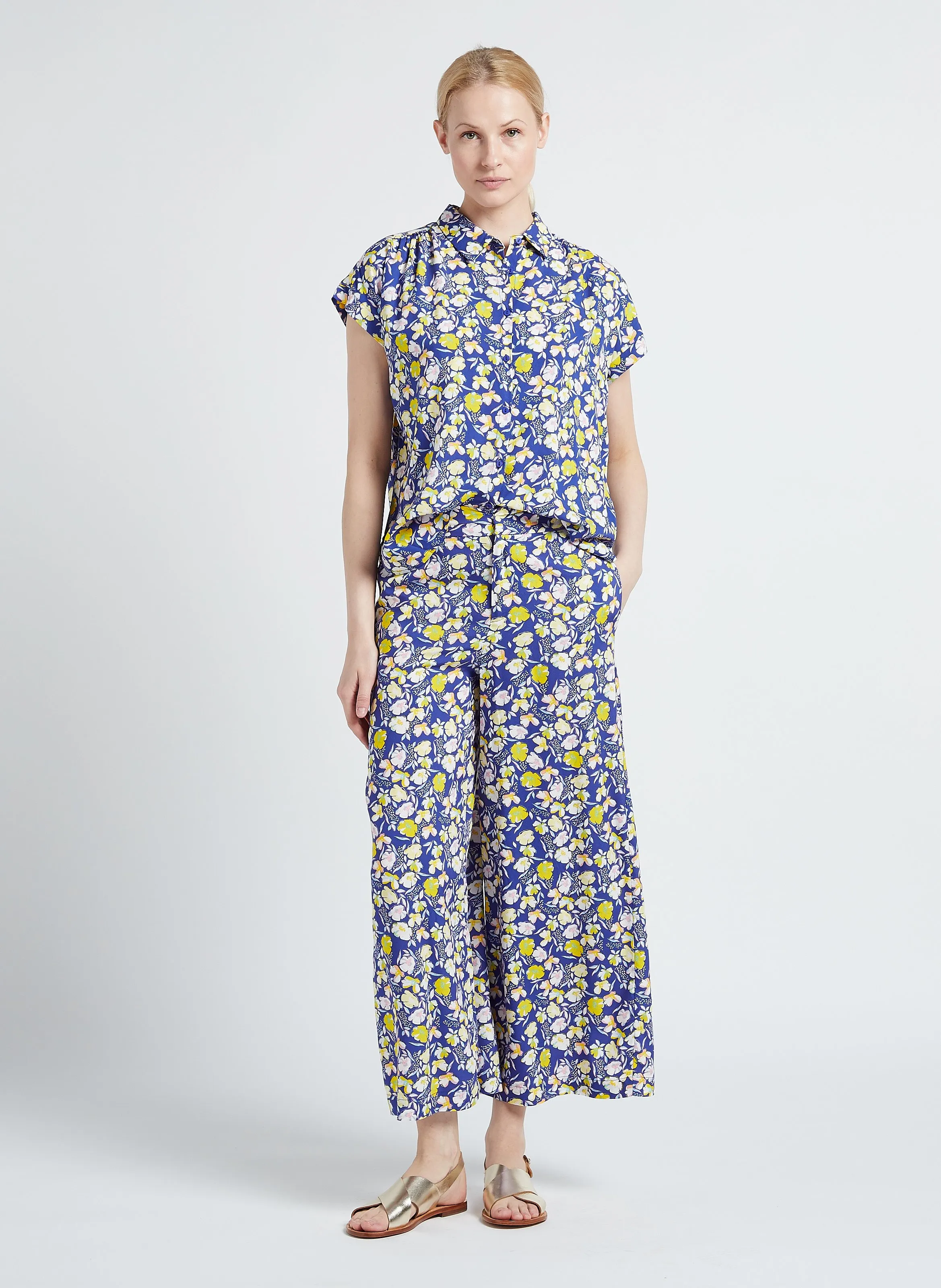  MELLOW YELLOW   AMINA - Sandali bassi in pelle | Dorato