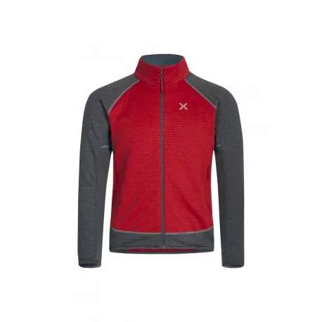 MONTURA THERMAL COLOR MAGLIA KIDS ROSSO/BLU CENERE 125/6anni