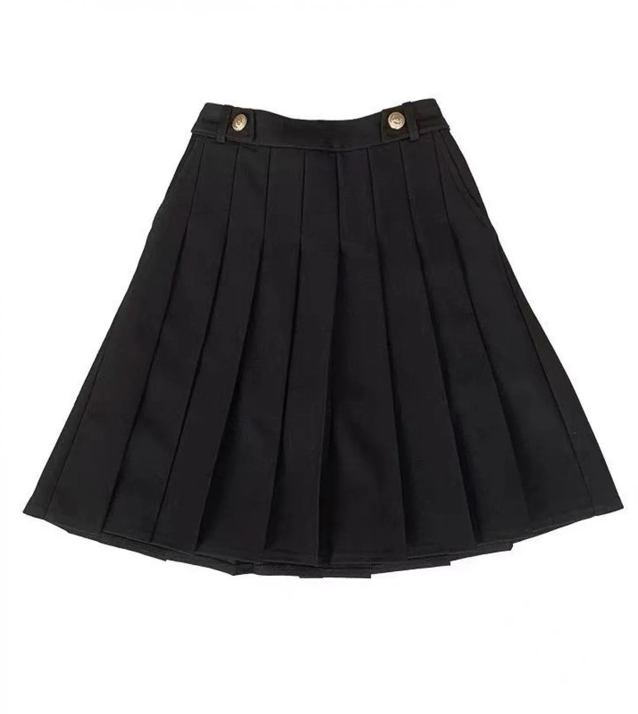 Moukyun Elegante Gonna Primavera Donna Semplice Casual Tutto Abbinamento Gonne Donna Vita Alta Solido Studente Minigonne A Piegh