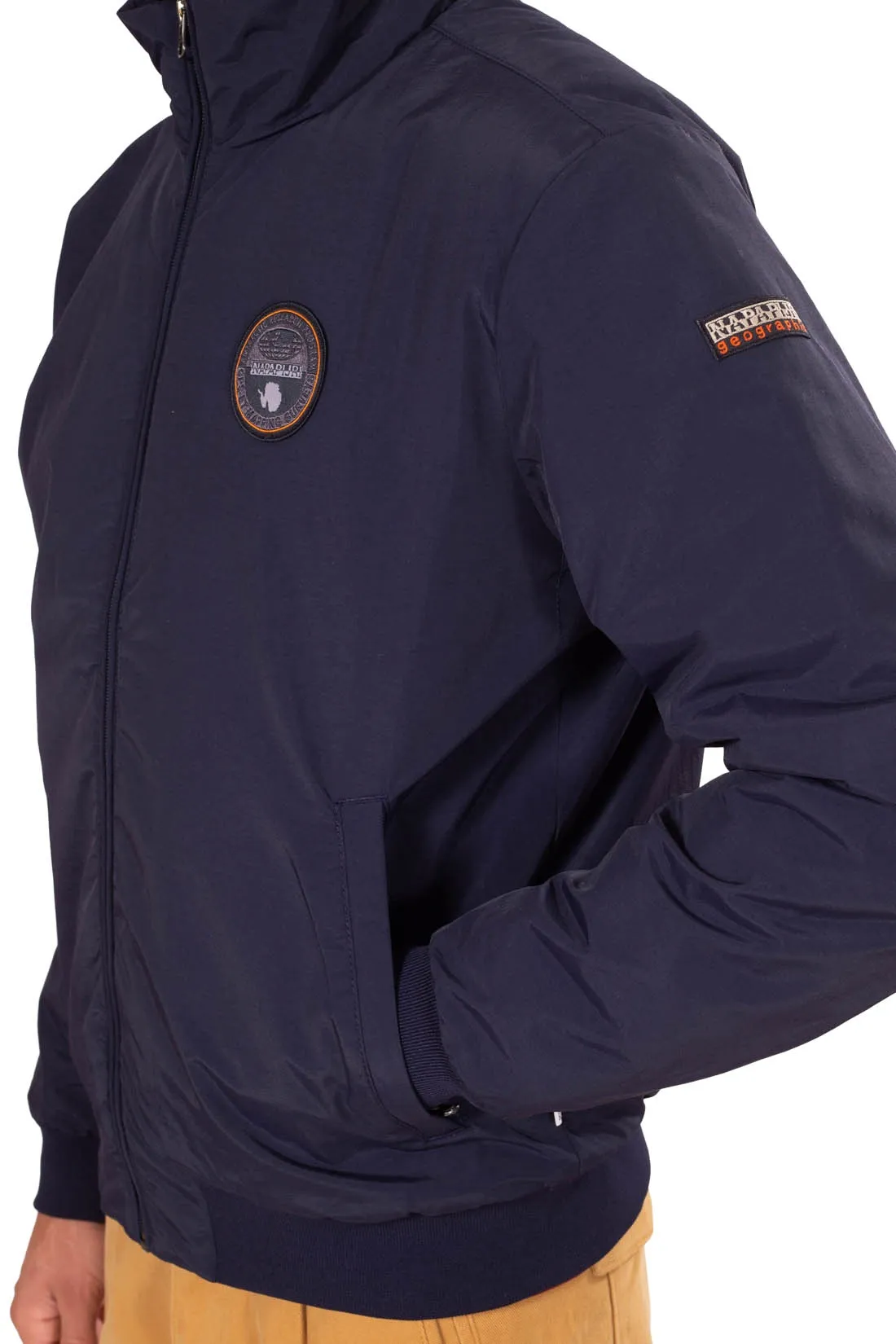 NAPAPIJRI Giacca uomo regular con patch logo