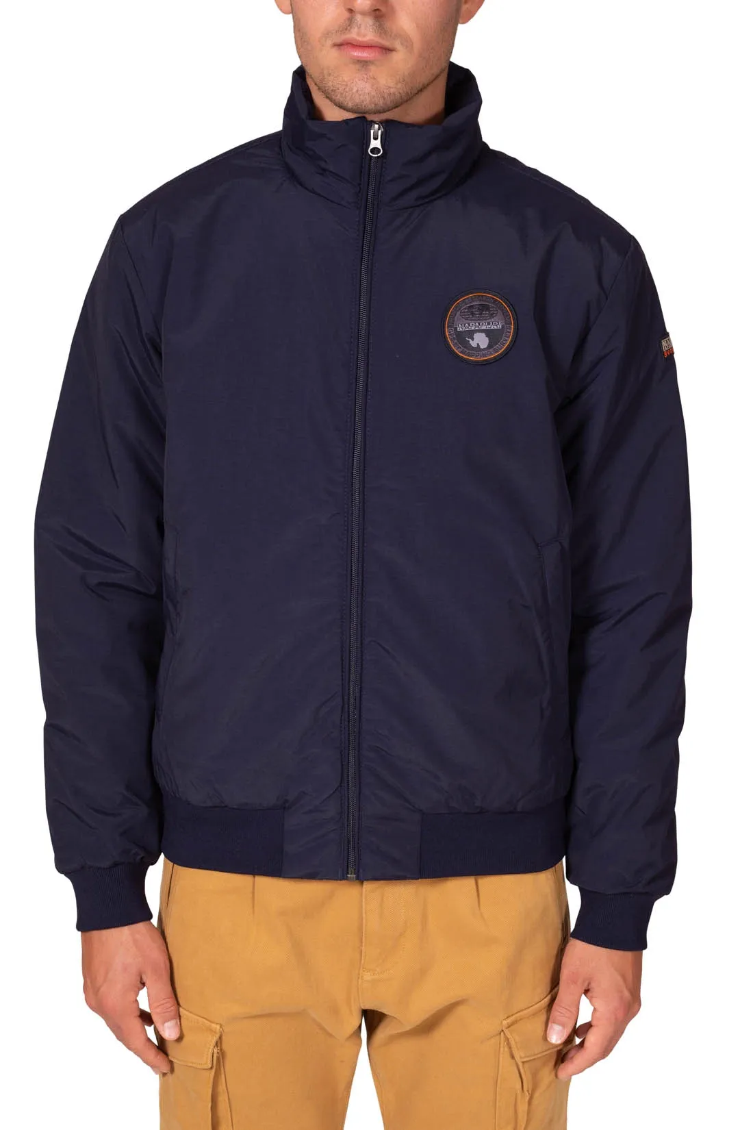 NAPAPIJRI Giacca uomo regular con patch logo