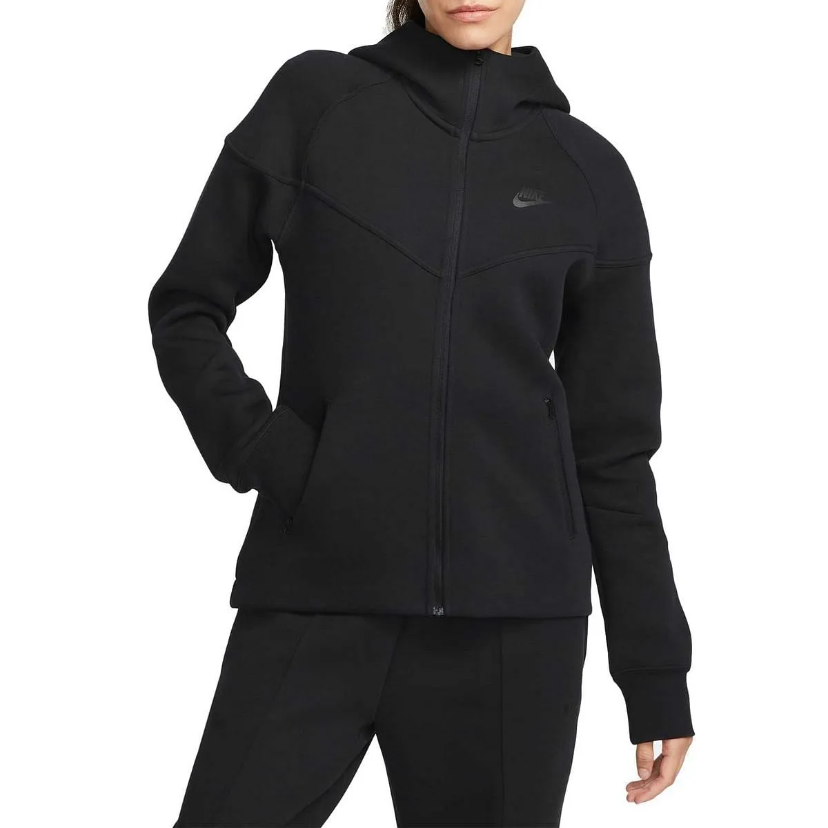      NIKE FELPA FULL ZIP CON CAPPUCCIO TECH FLEECE DONNA  