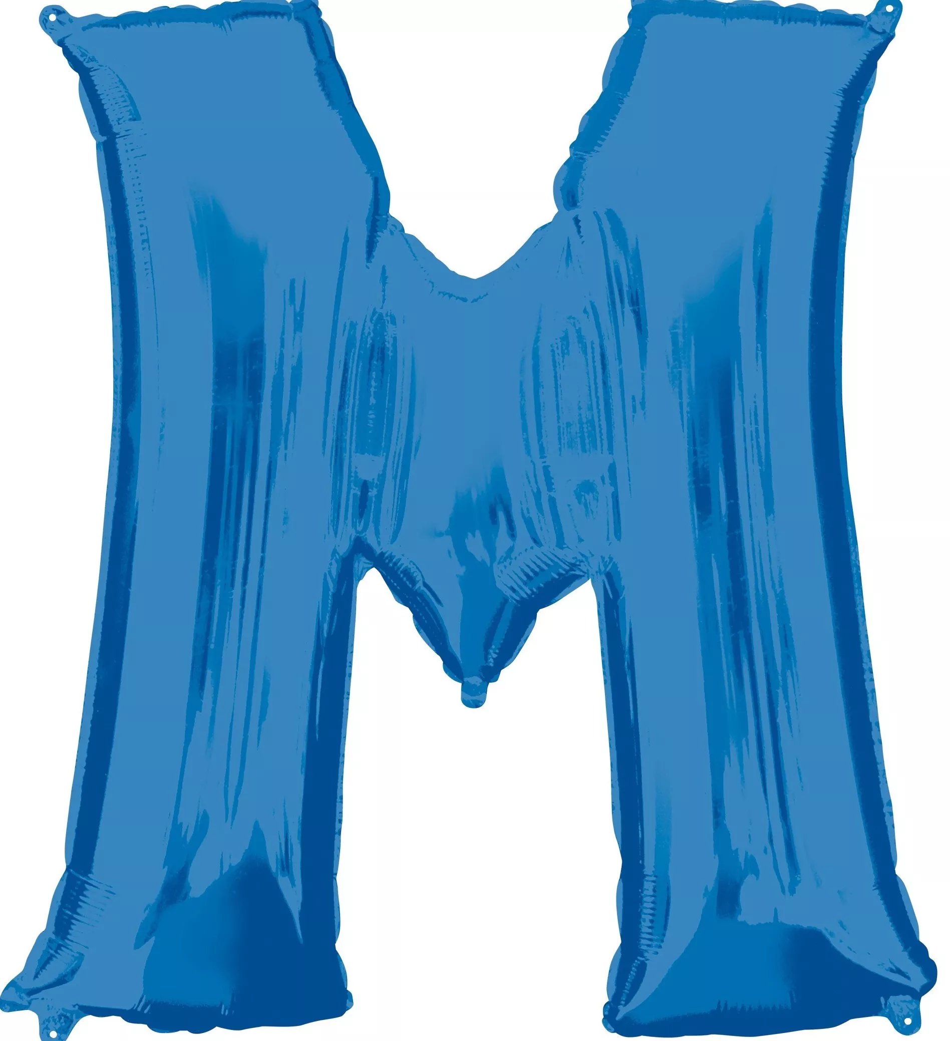 Palloncino foil lettera M blu XL 86 centimetri