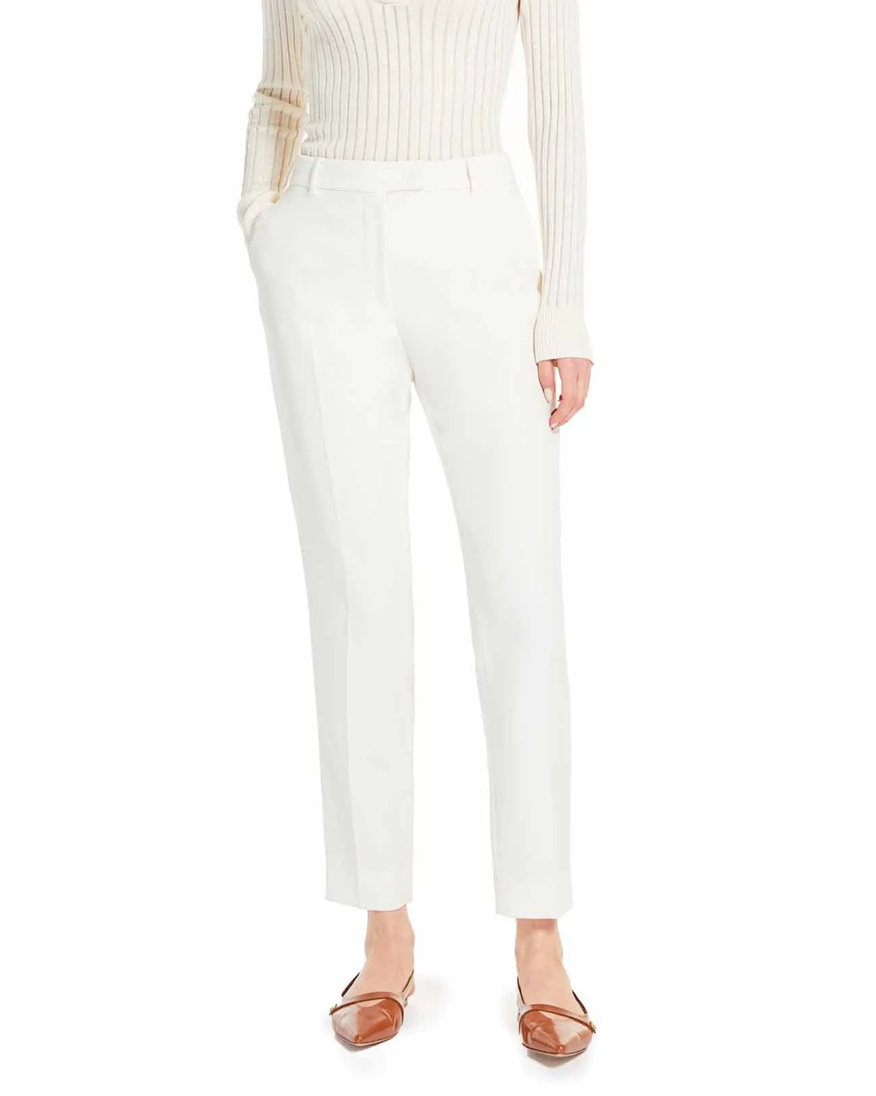 Pantalone Jerta bianco avorio