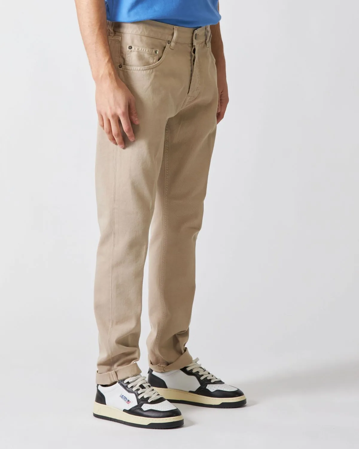 Pantaloni 5 Tasche Icon Beige